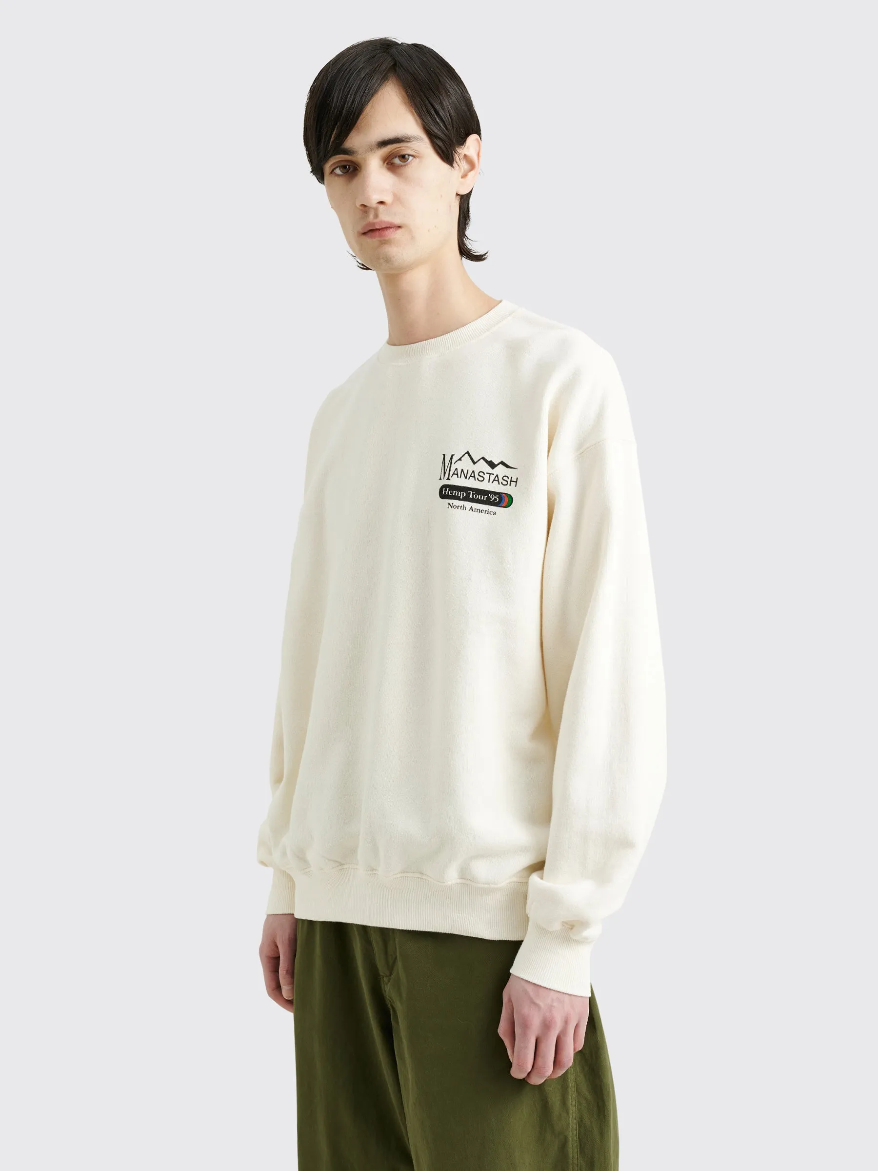 Manastash Cascade Sweatshirt “Hemp Tour” Natural White