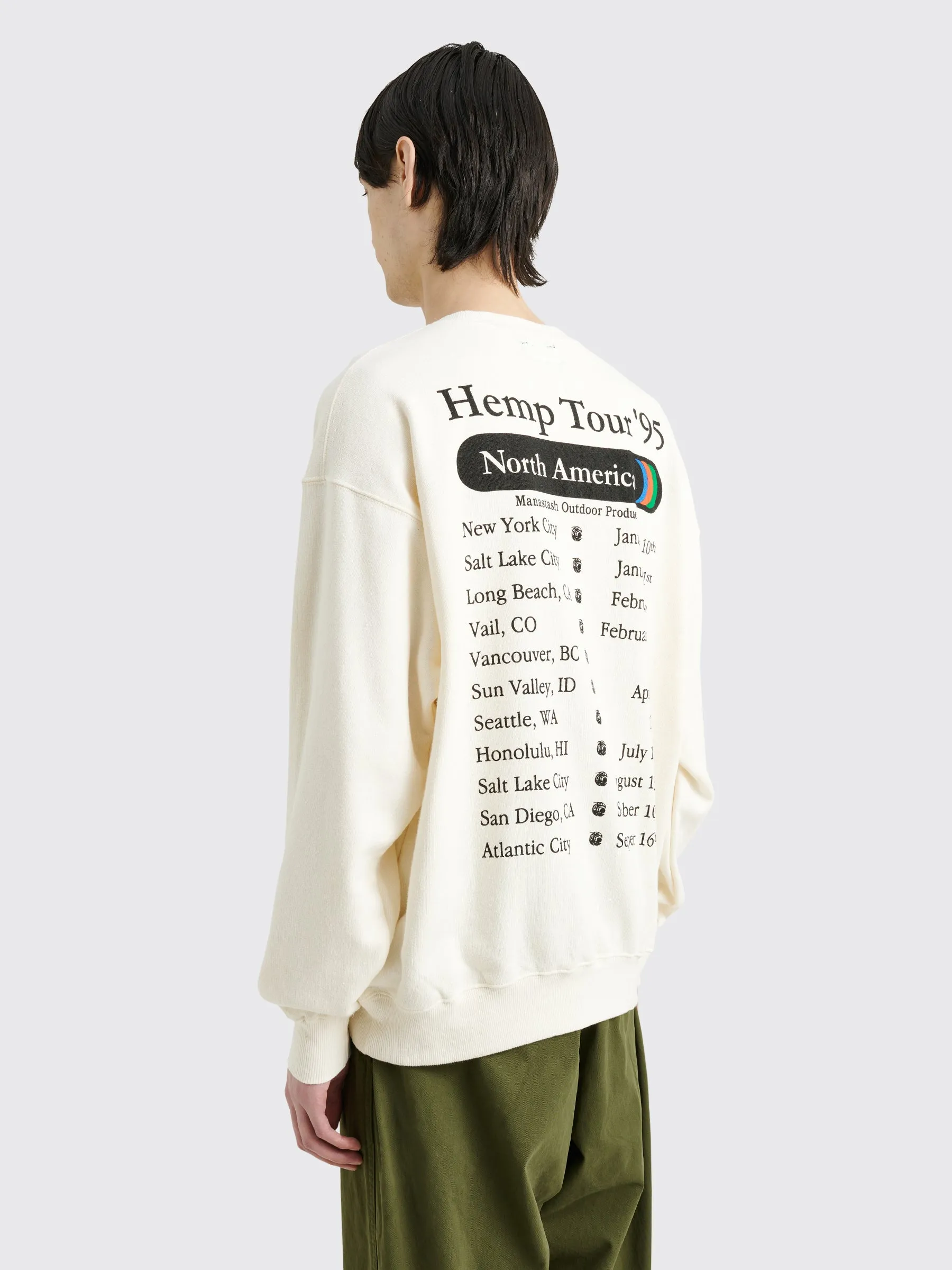 Manastash Cascade Sweatshirt “Hemp Tour” Natural White