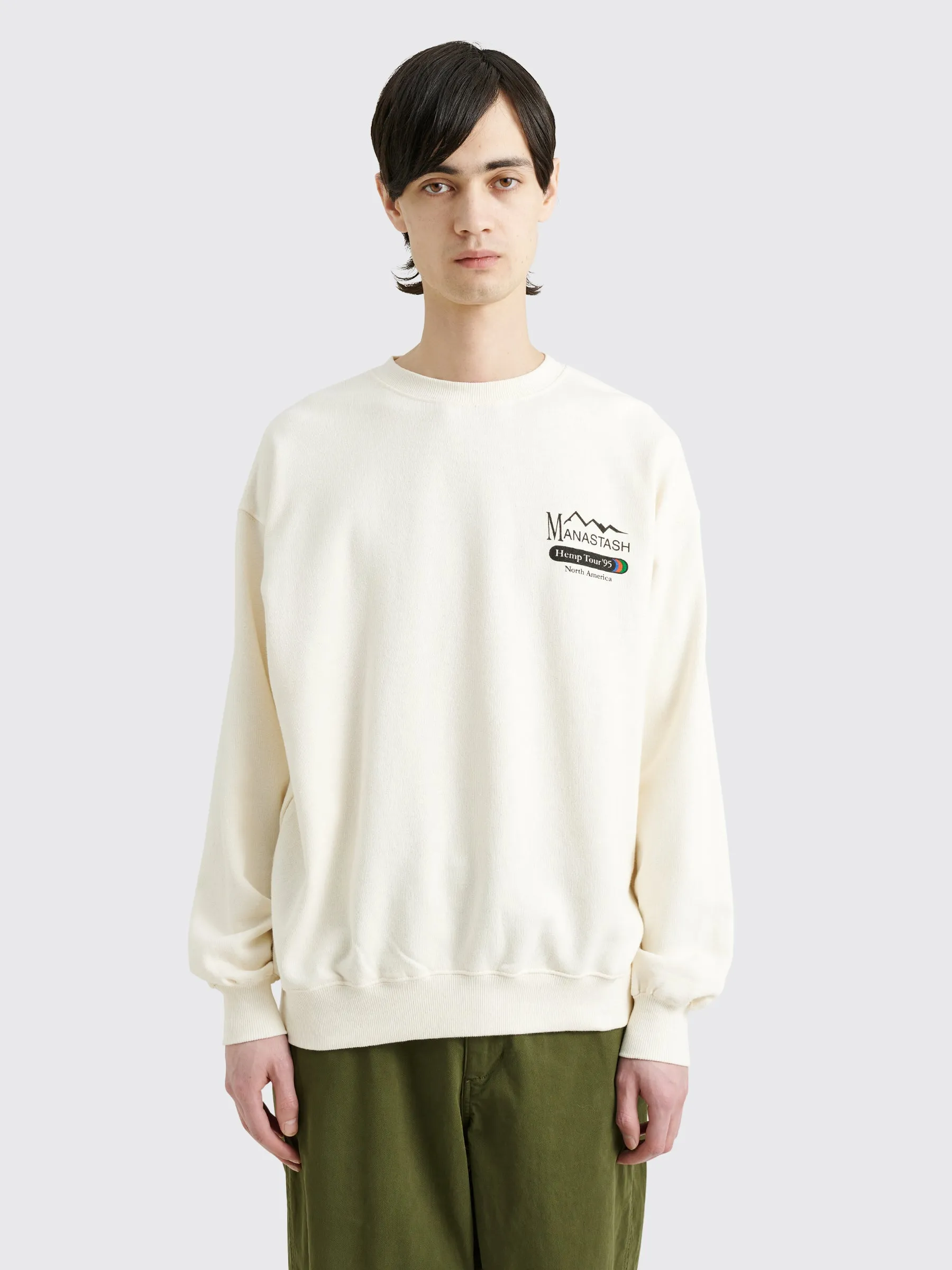 Manastash Cascade Sweatshirt “Hemp Tour” Natural White