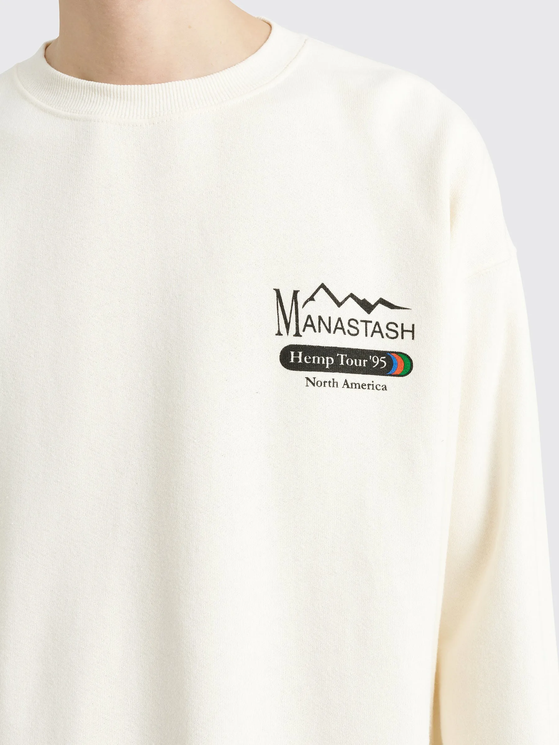 Manastash Cascade Sweatshirt “Hemp Tour” Natural White