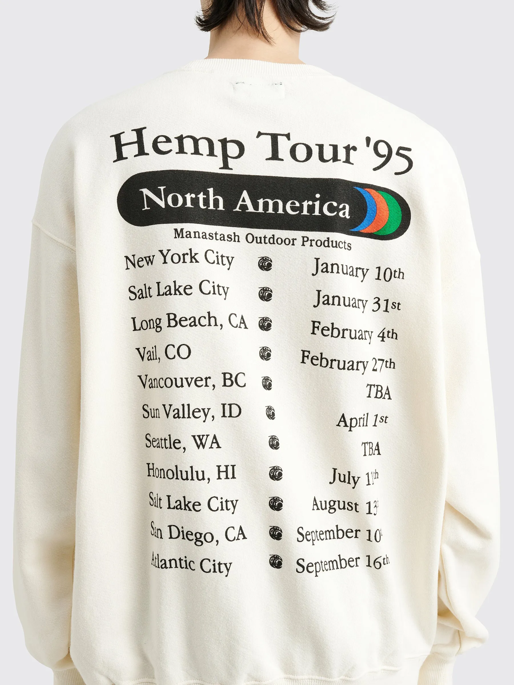 Manastash Cascade Sweatshirt “Hemp Tour” Natural White