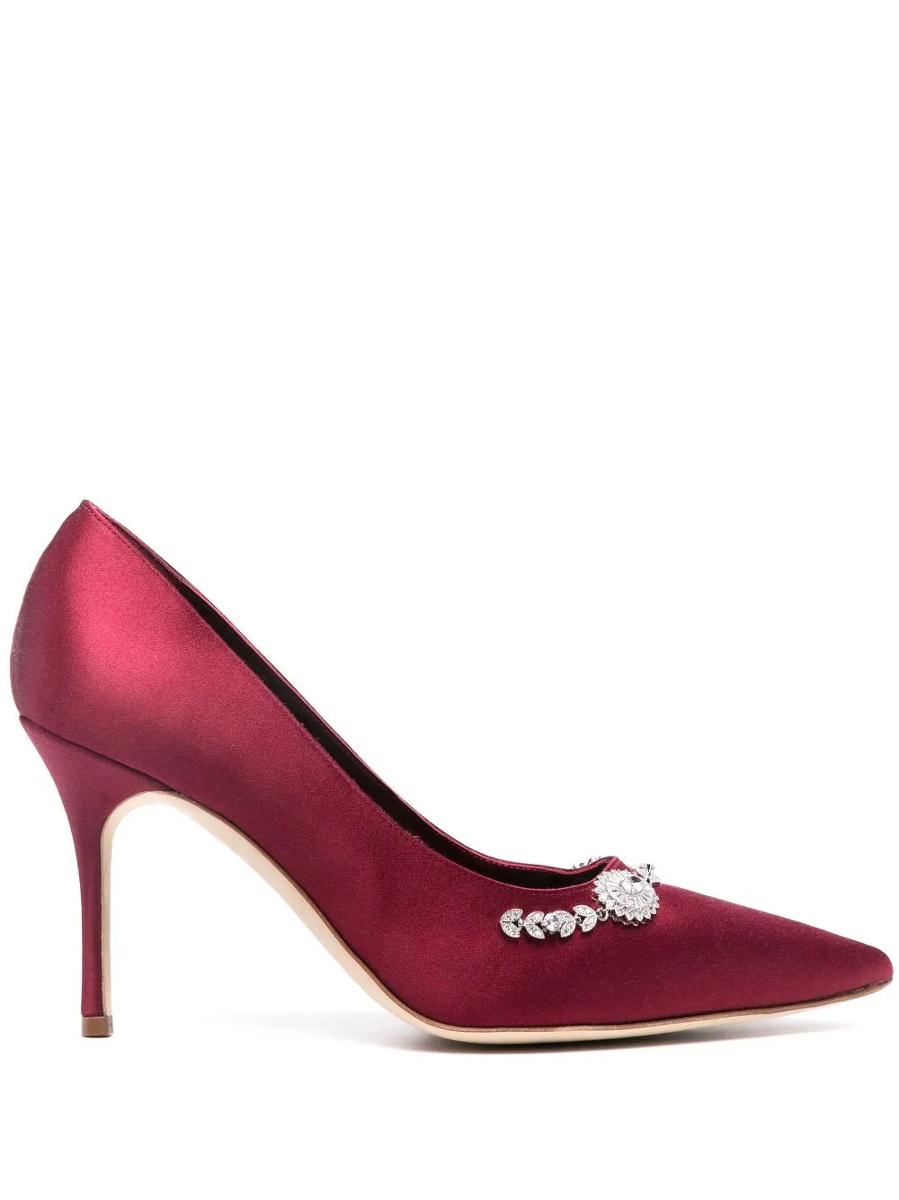 Manolo Blahnik 90mm Lamik pumps - Red