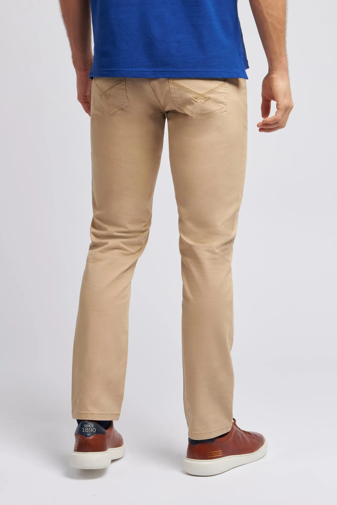 Mens Core 5 Pocket Trousers in Cornstalk