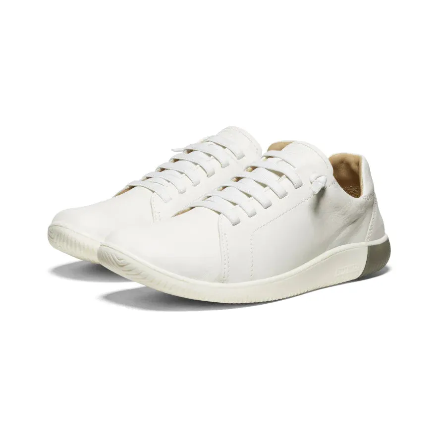  Men's KNX Leather Sneaker in Star White/Star  