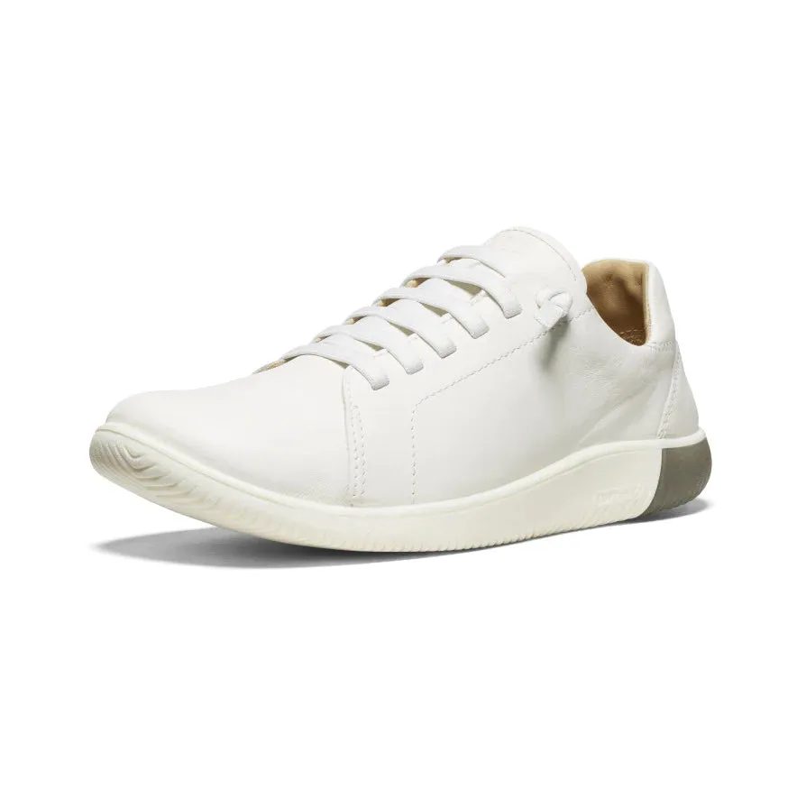  Men's KNX Leather Sneaker in Star White/Star  