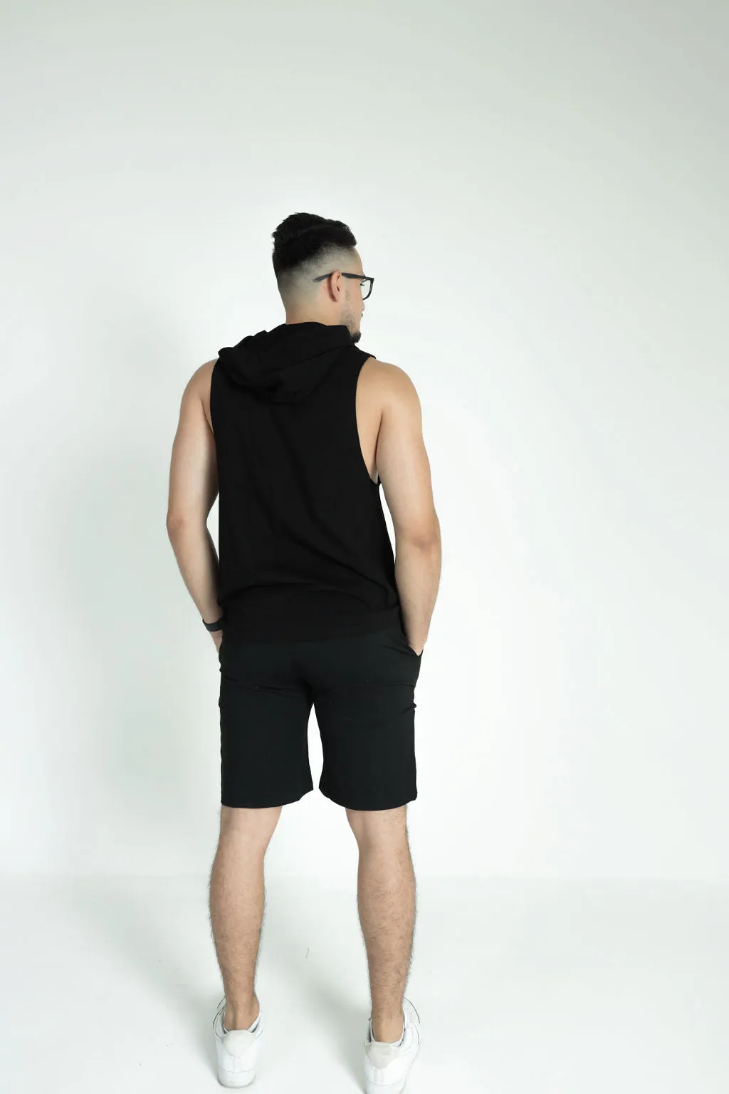 Men's Sleeveless Hoodie