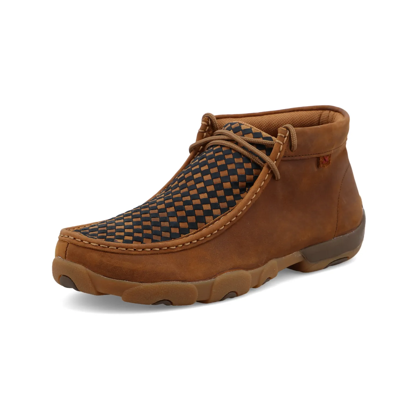 Men’s Twisted X Chukka Driving Moc – Oiled Saddle & Midnight MDM0057