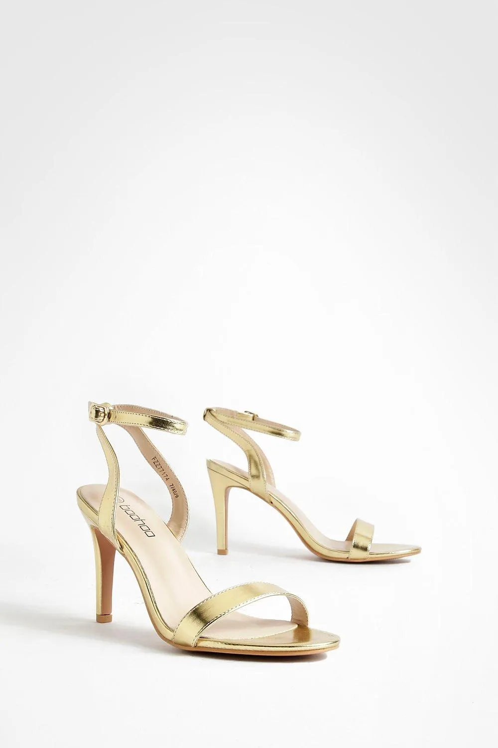 Metallic Basic Barely There Heels