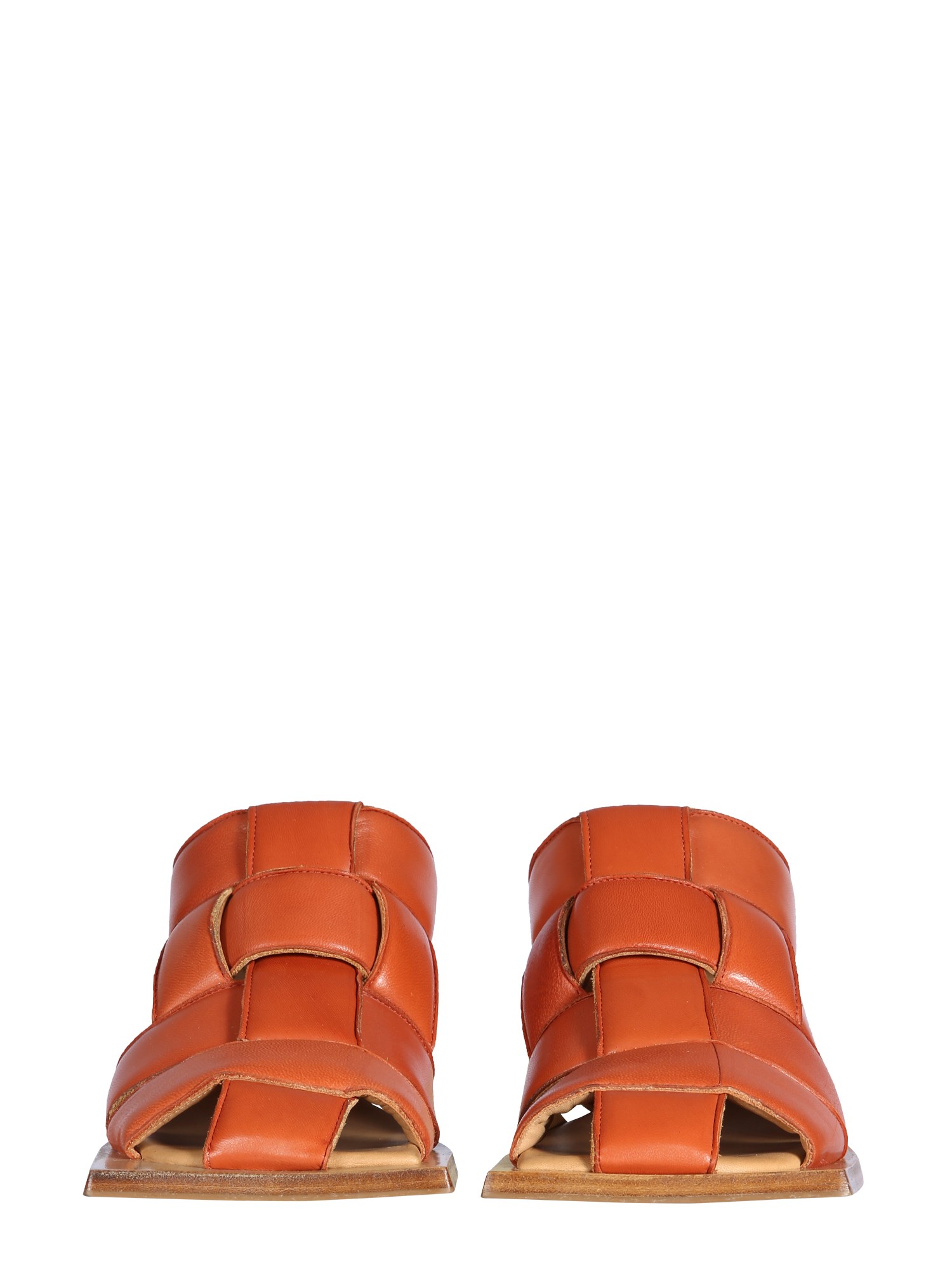 Miista Mayte Brick Leather Sandals