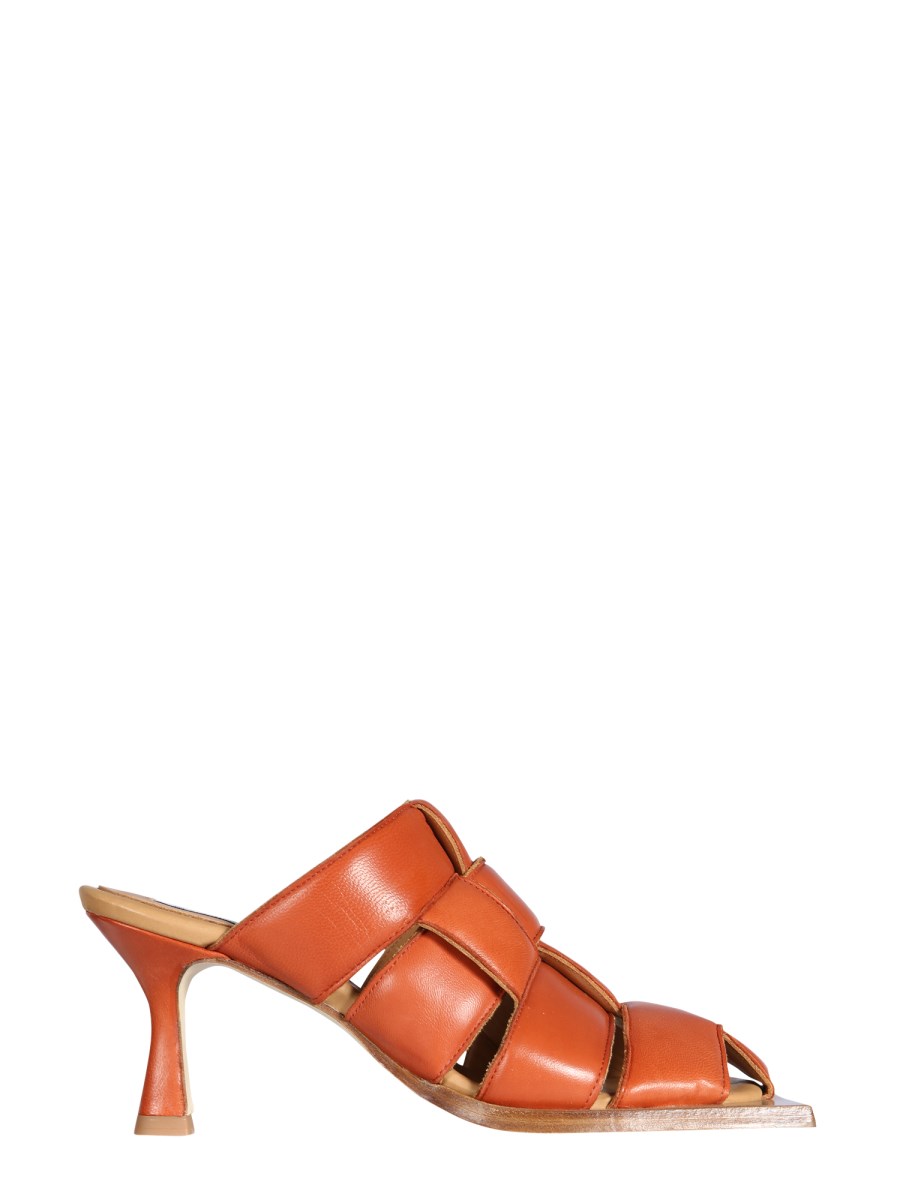 Miista Mayte Brick Leather Sandals