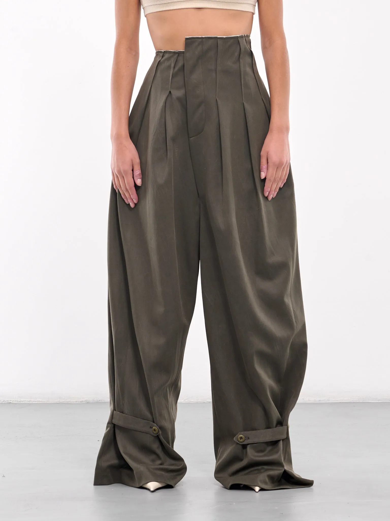 Mismatch Trousers (EV008YR002-ALGAE)