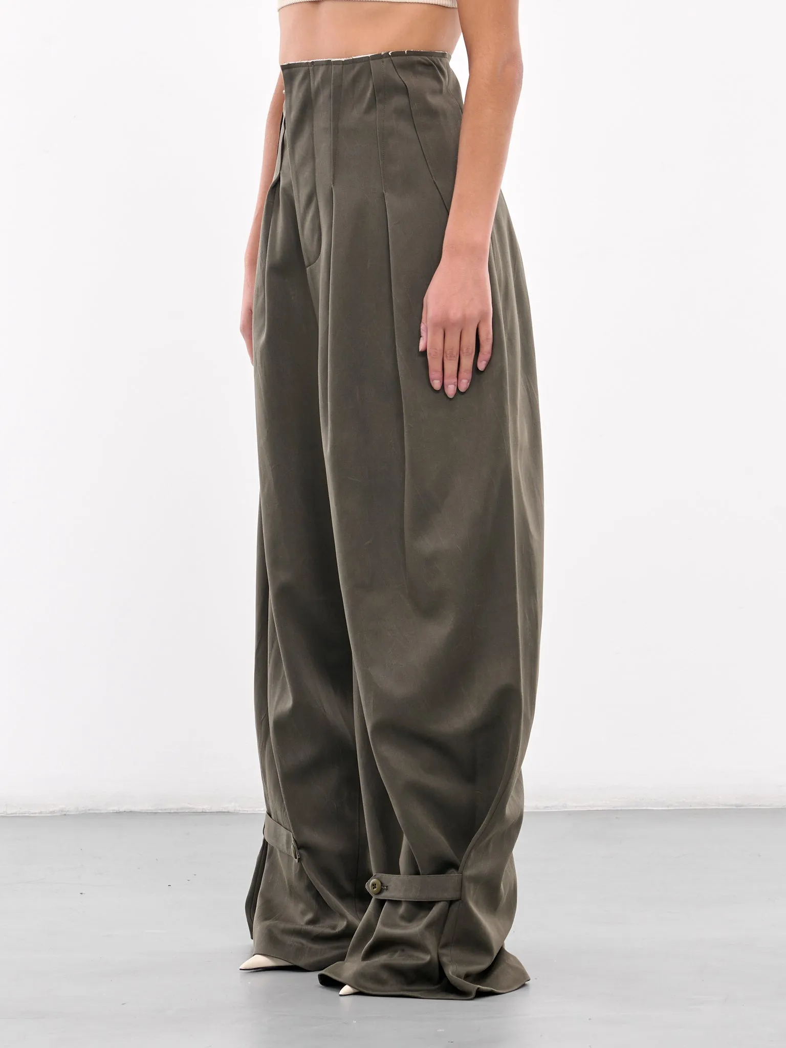 Mismatch Trousers (EV008YR002-ALGAE)