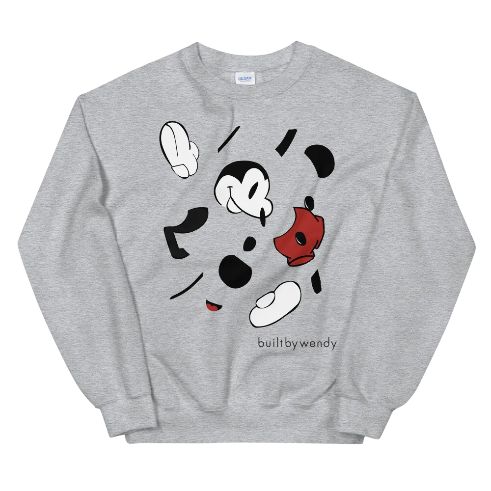 Mouse Sweatshirt with Exploding Design