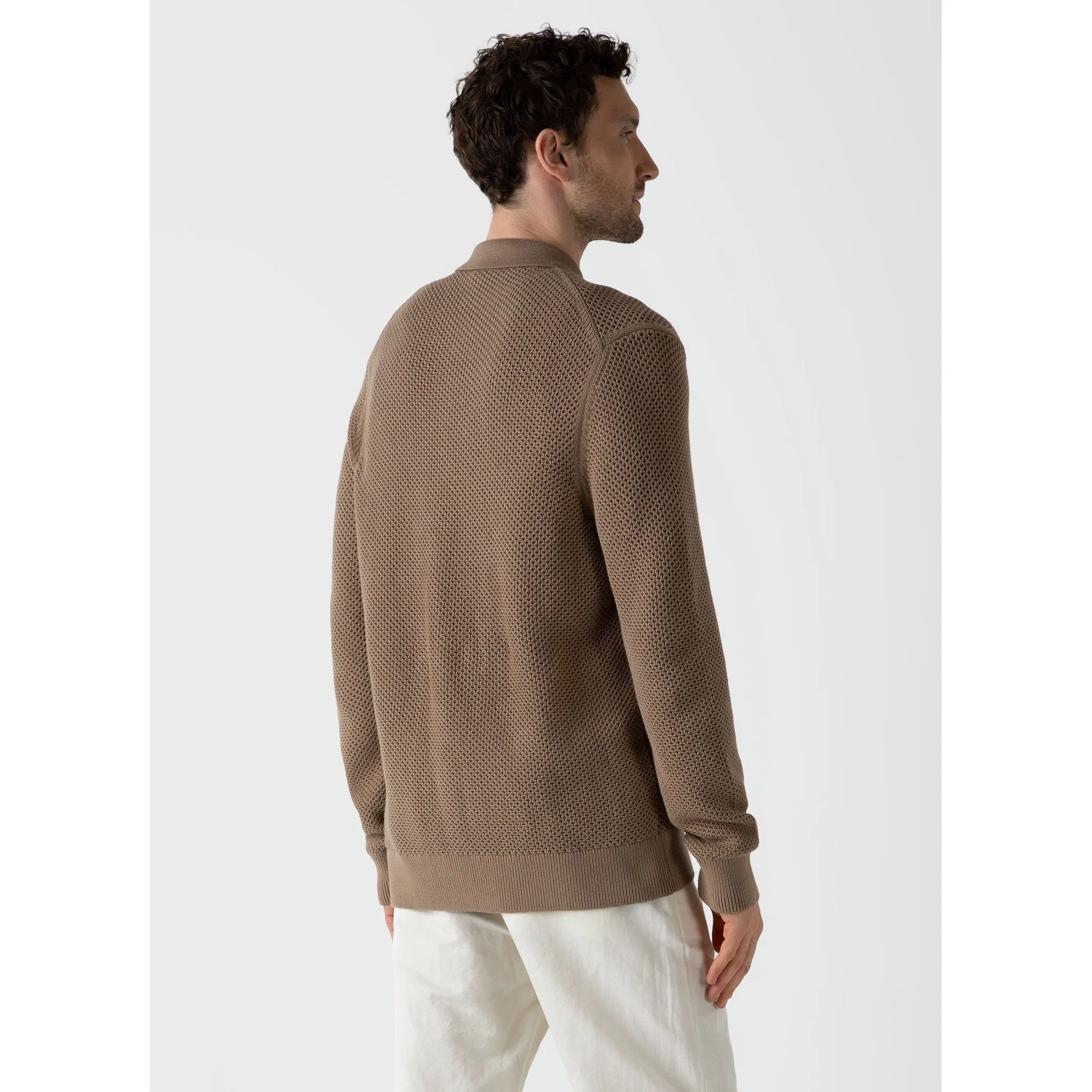 Mr Porter Mesh Knit Jacket | Men | Oat