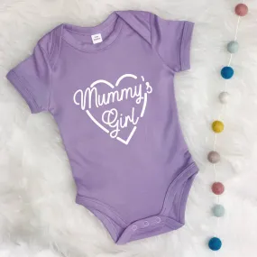 Mummy's Girl Babygrow With Heart