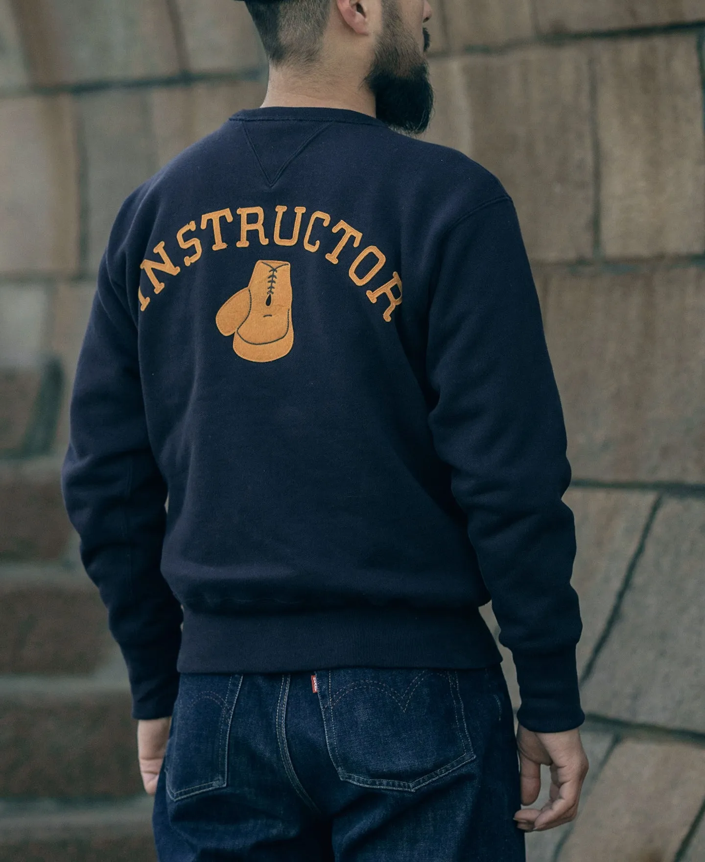 Navy Y Instructor Boxing Sweatshirt