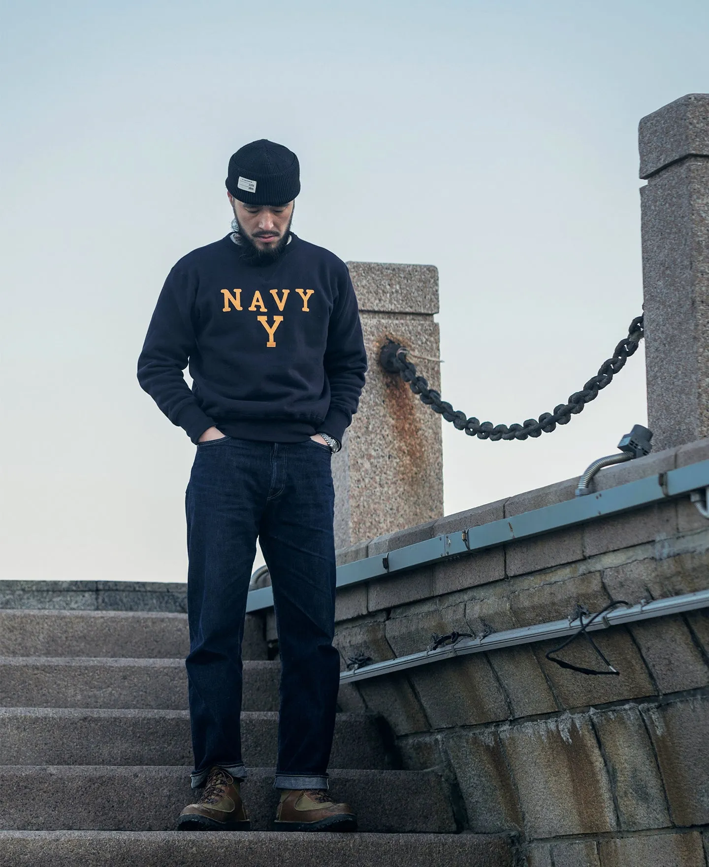 Navy Y Instructor Boxing Sweatshirt