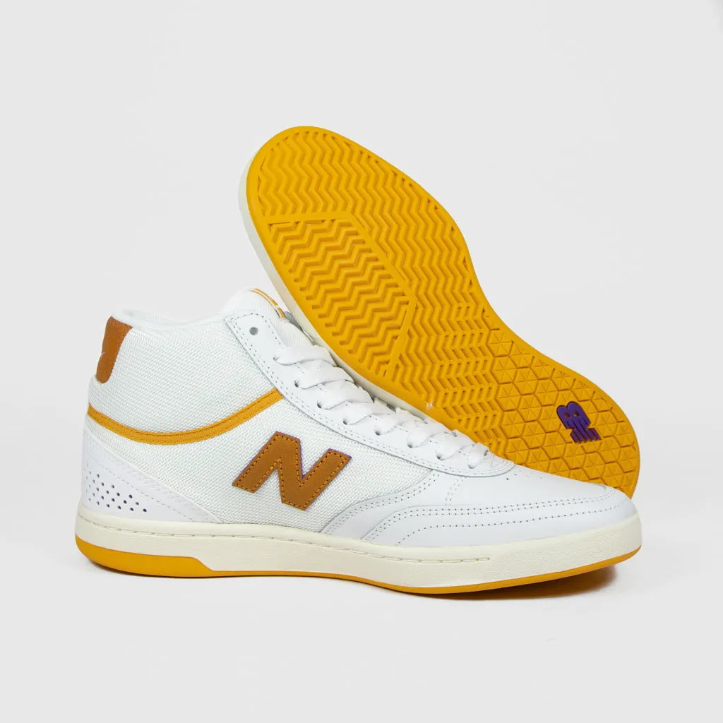 New Balance Numeric - 440 Hi Shoes - White / Yellow