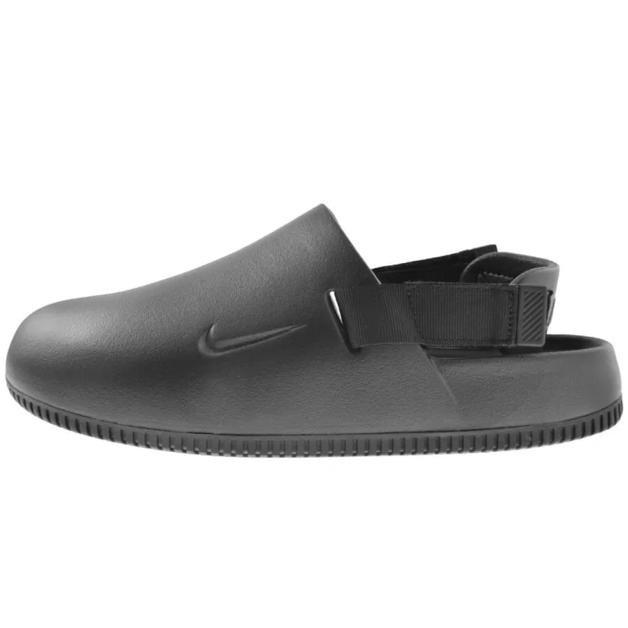 Nike Black Slip-On Mules