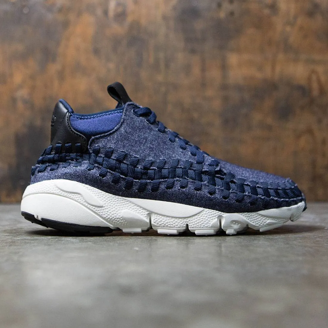 Nike Men Air Footscape Woven Chukka Se (obsidian / black-sail-black)