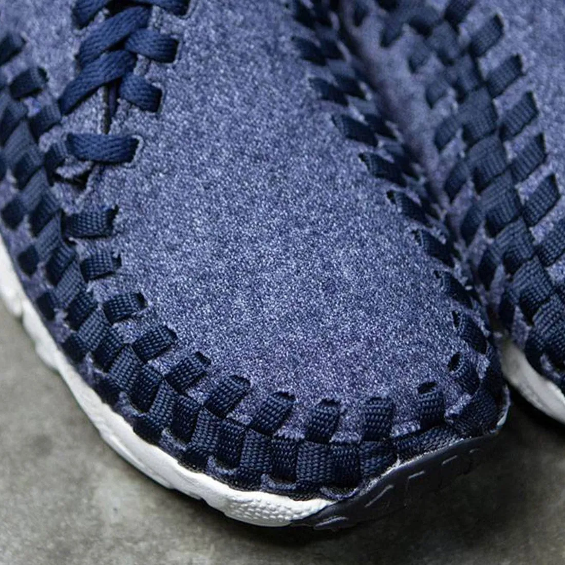 Nike Men Air Footscape Woven Chukka Se (obsidian / black-sail-black)