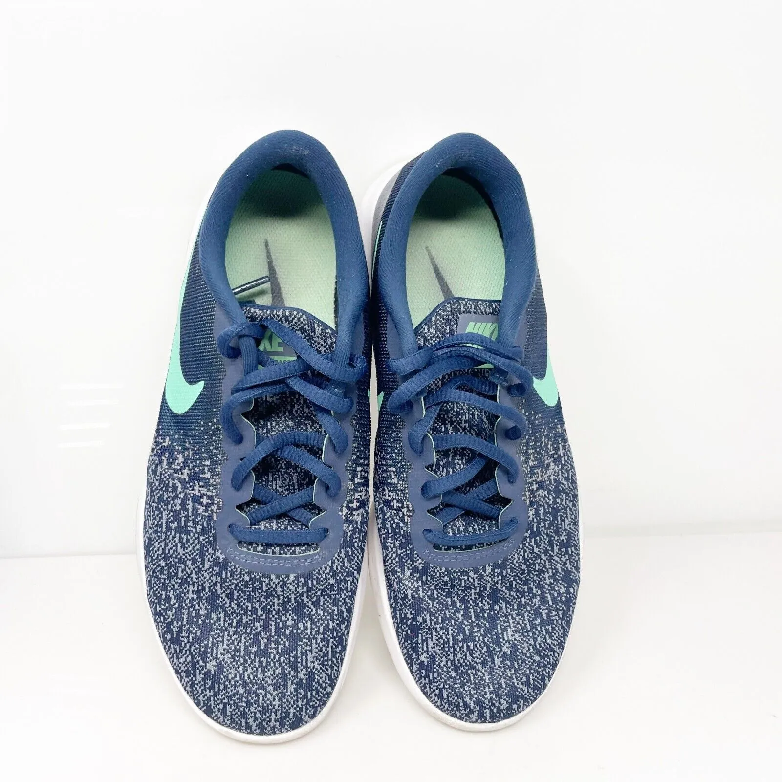 Nike Womens Flex Contact 908995-404 Blue Running Shoes Sneakers Size 7.5