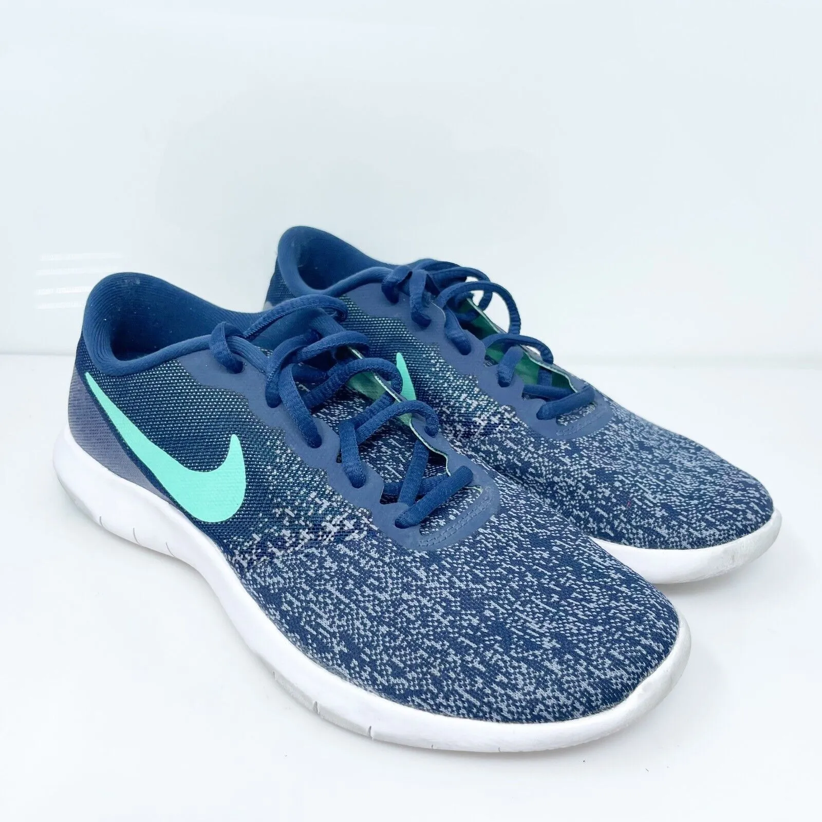 Nike Womens Flex Contact 908995-404 Blue Running Shoes Sneakers Size 7.5