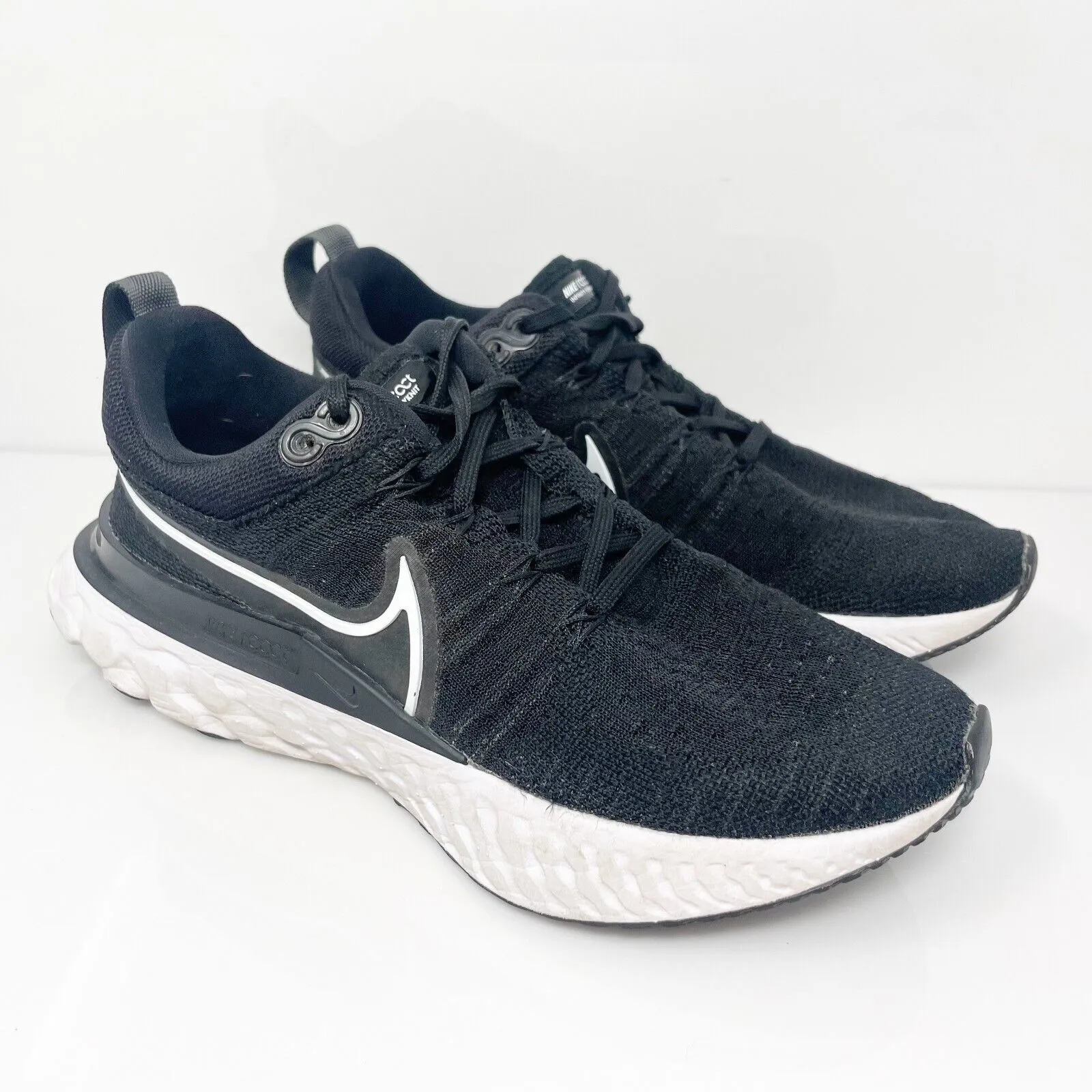 Nike Womens React Infinity Run Fk 2 CT2423-002 Black Running Shoes Sneakers 6.5