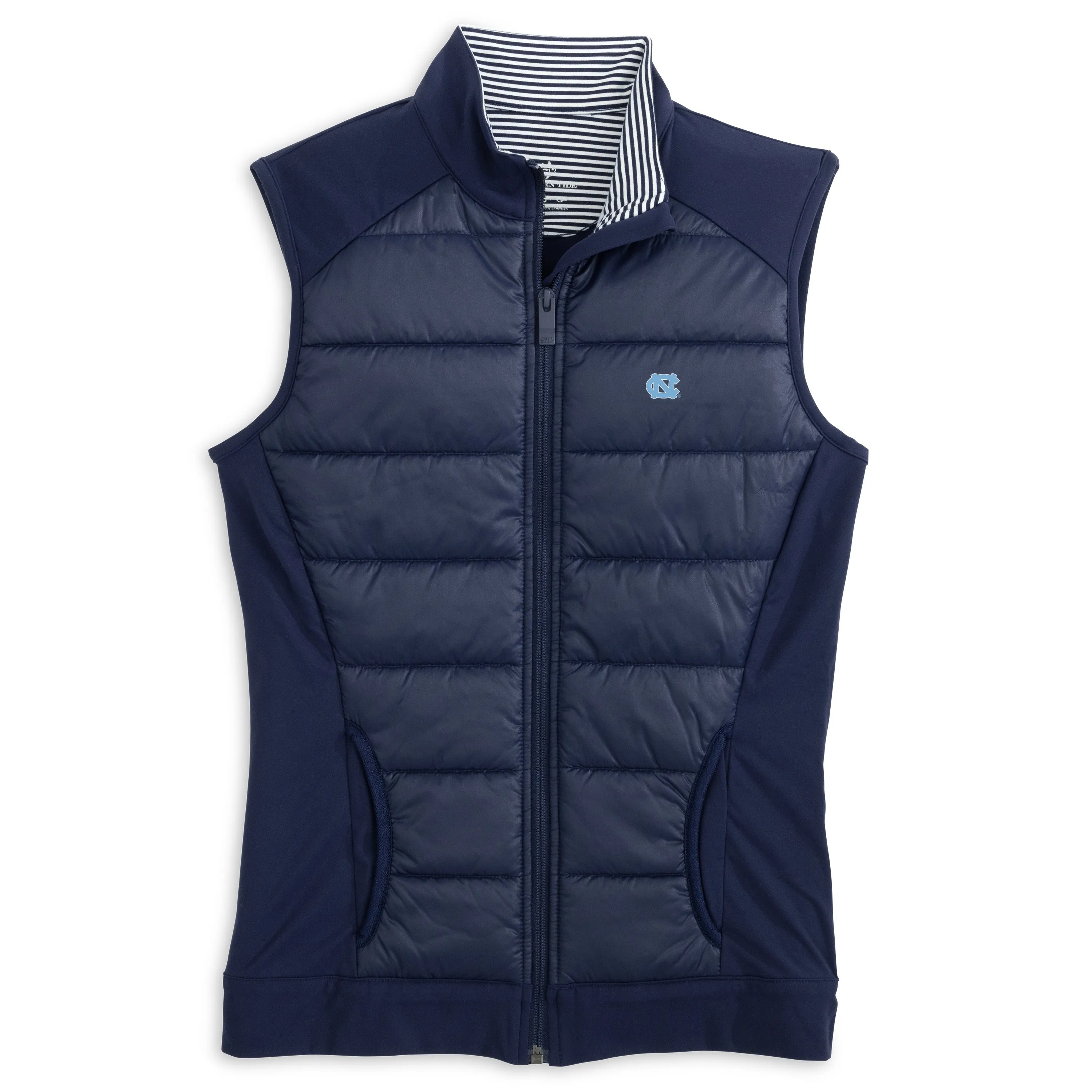 North Carolina Tar Heels Women's Navy Vest by Southern Tide