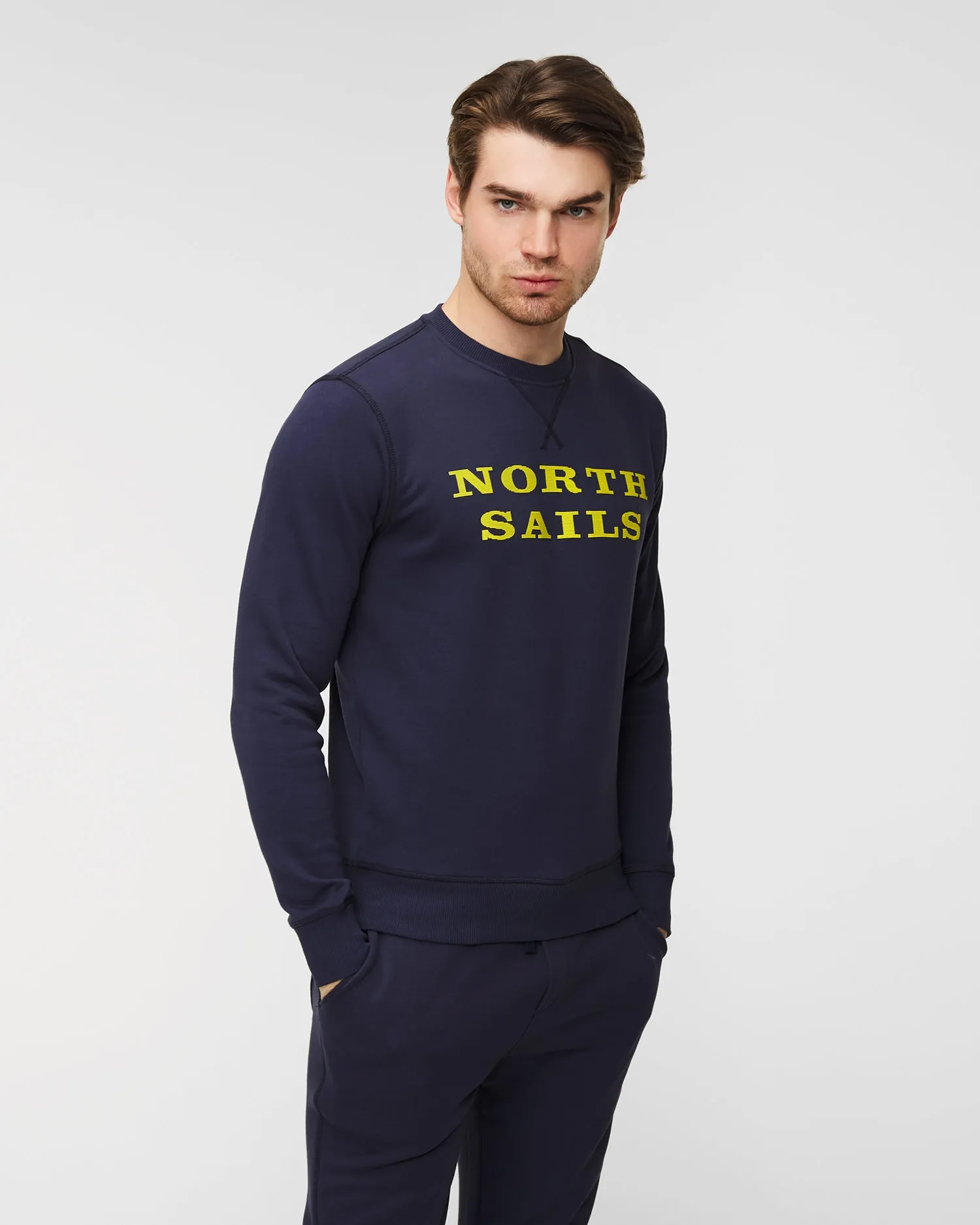 NORTH SAILS CREWNECK SWEATSHIRT W/GRAPHIC 691004-802