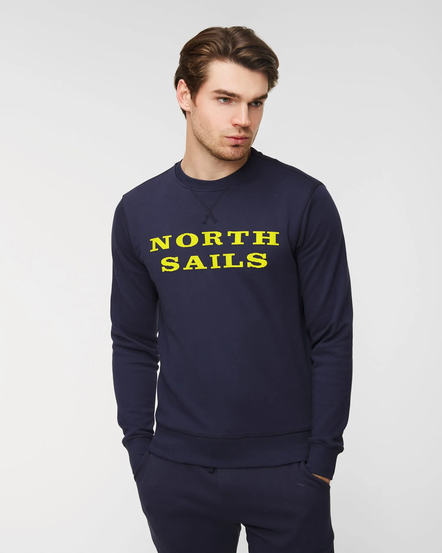 NORTH SAILS CREWNECK SWEATSHIRT W/GRAPHIC 691004-802