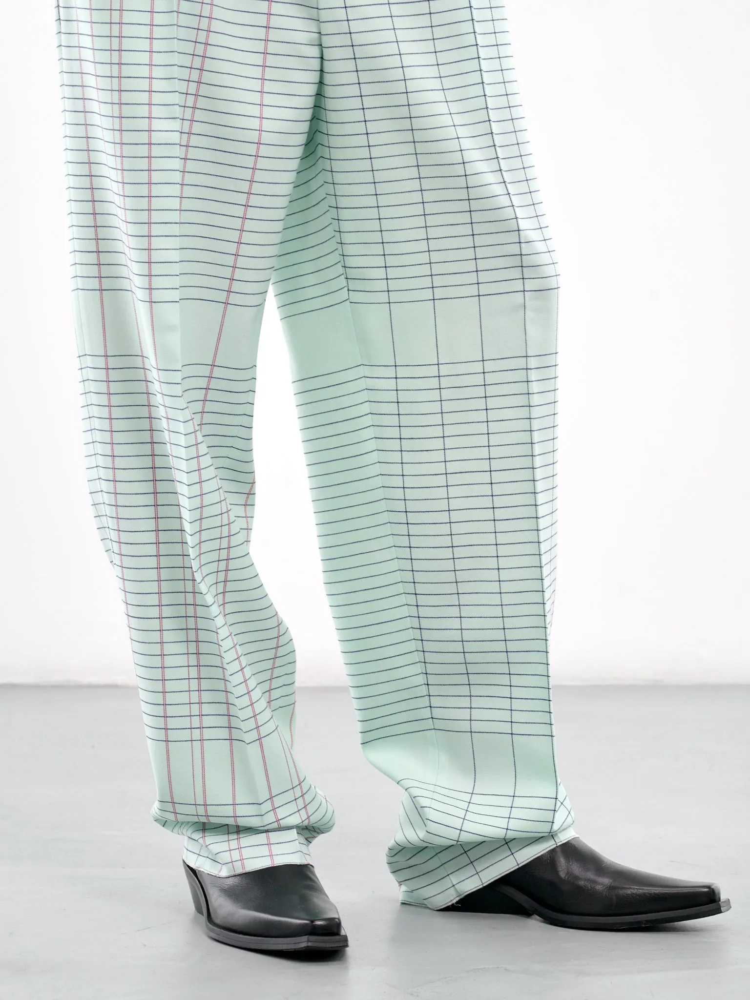 Notebook Wool Twill Trousers (804757V4N80-3883-DEWCROP-PINK-)