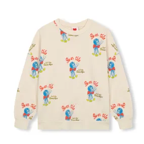 Octopus Print Sweatshirt