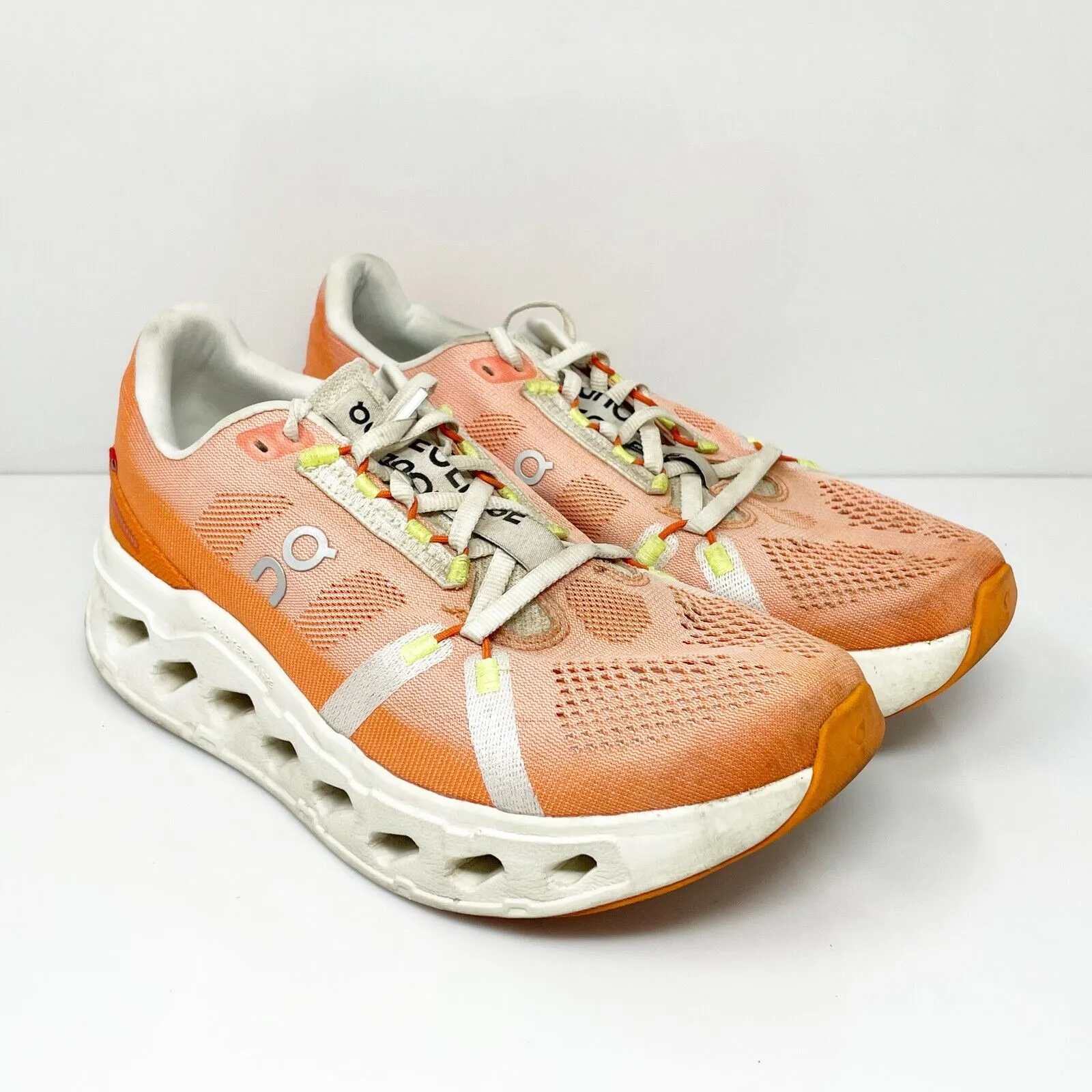 On Womens Cloudeclipse Orange Running Shoes Sneakers Size 10