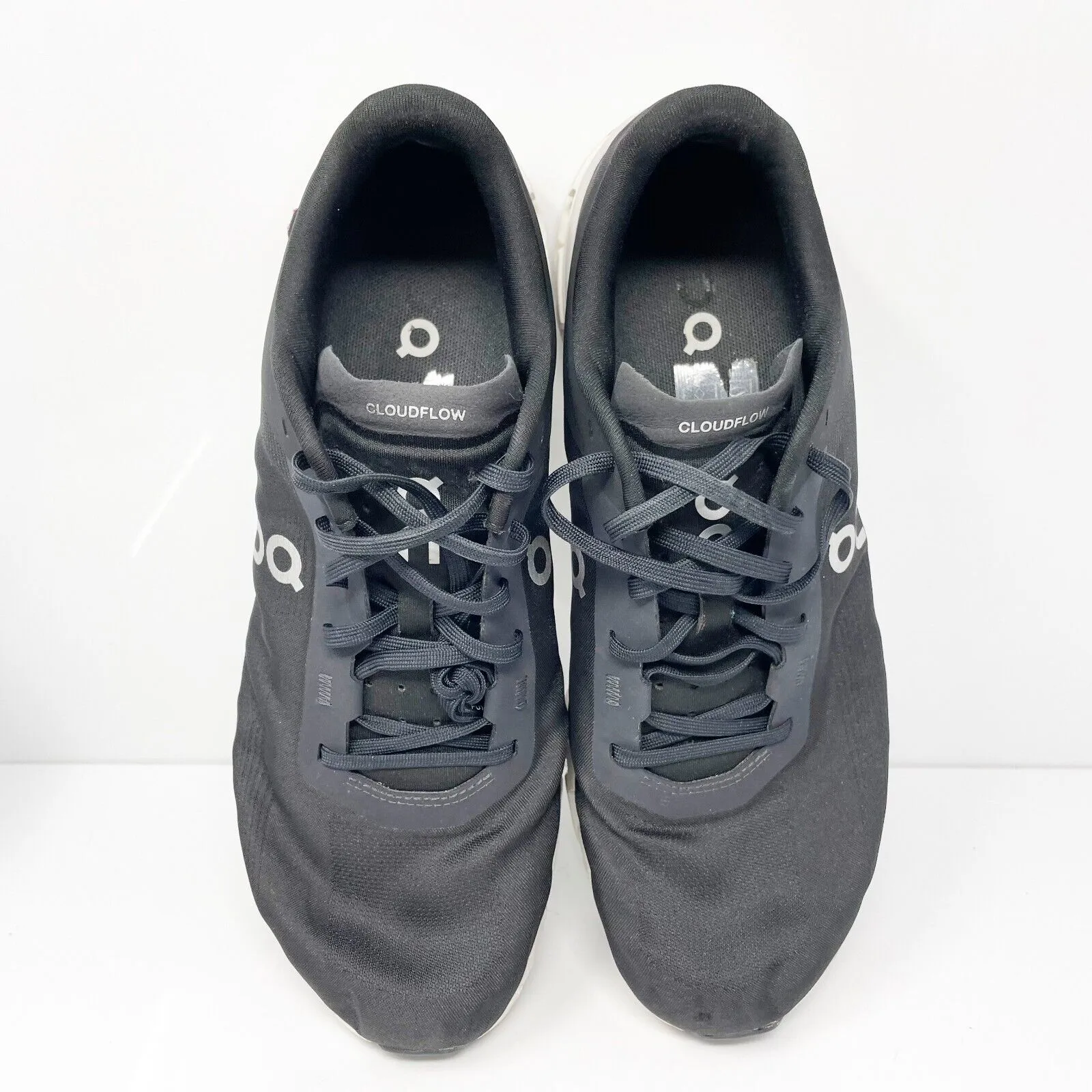 On Womens Cloudflow 4 Black Running Shoes Sneakers Size 11