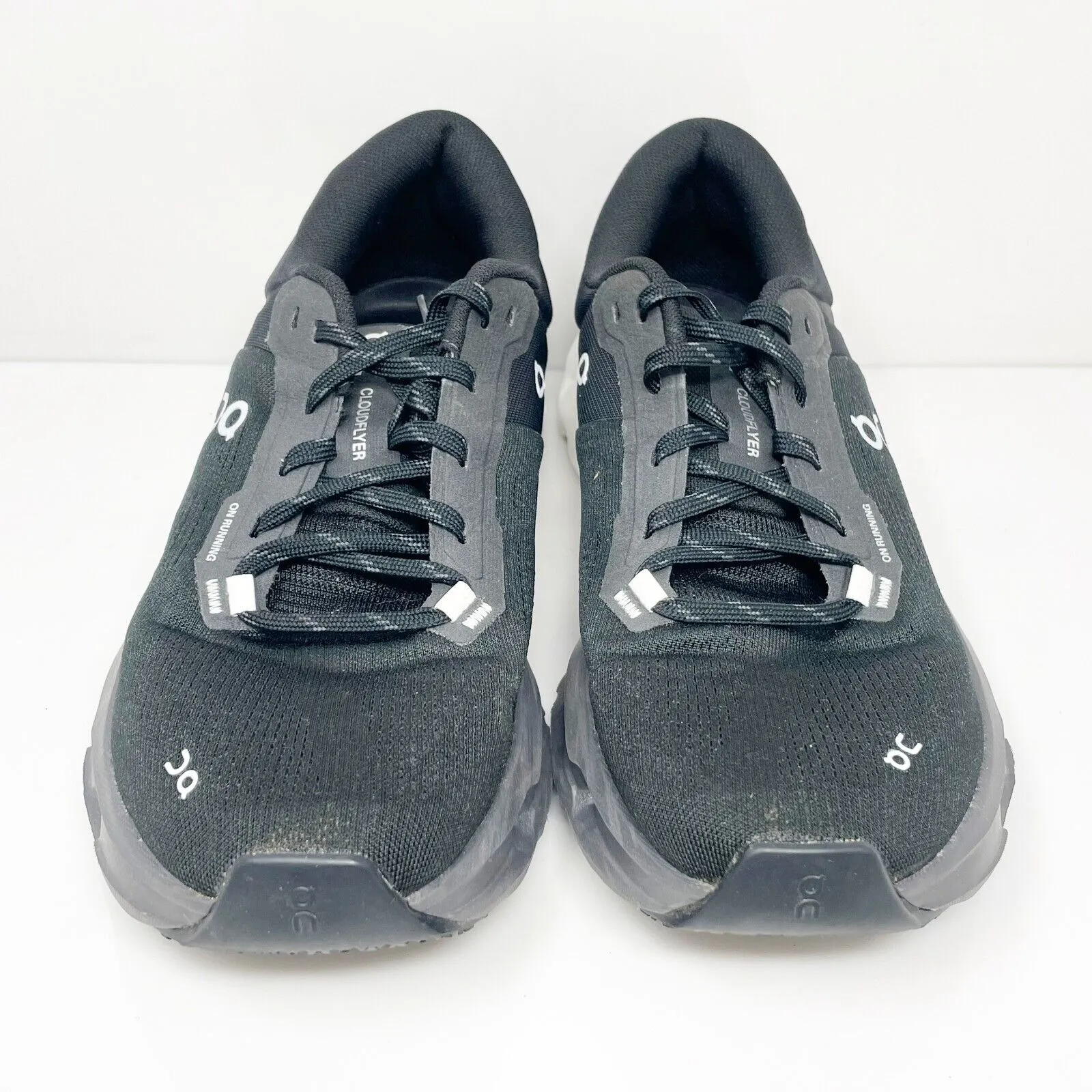 On Womens Cloudflyer 5 Black Running Shoes Sneakers Size 9.5