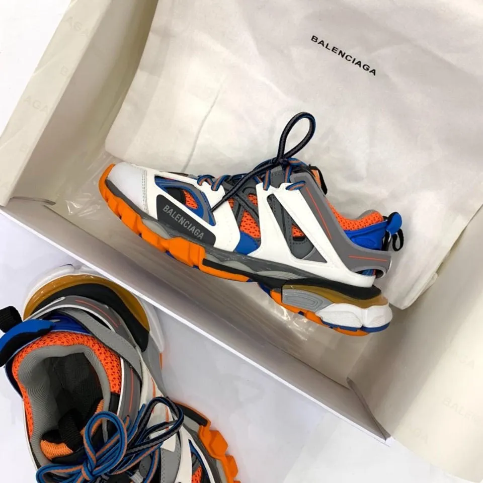 Orange + Blue BB Track Trainers