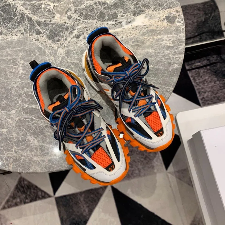 Orange + Blue BB Track Trainers