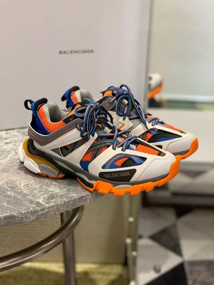 Orange + Blue BB Track Trainers