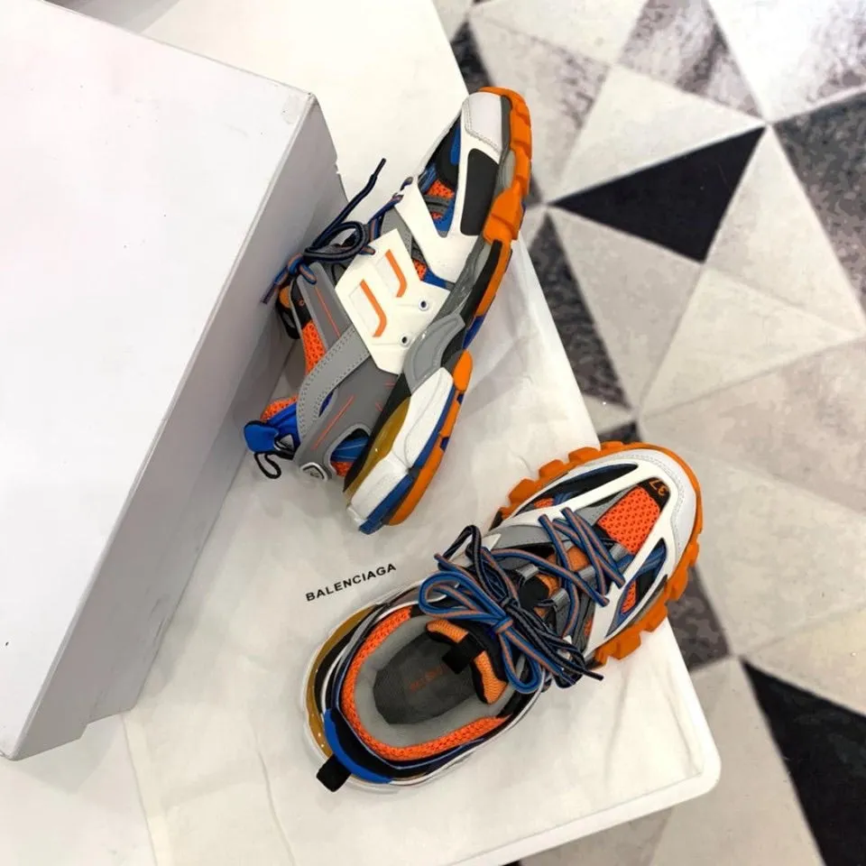 Orange + Blue BB Track Trainers