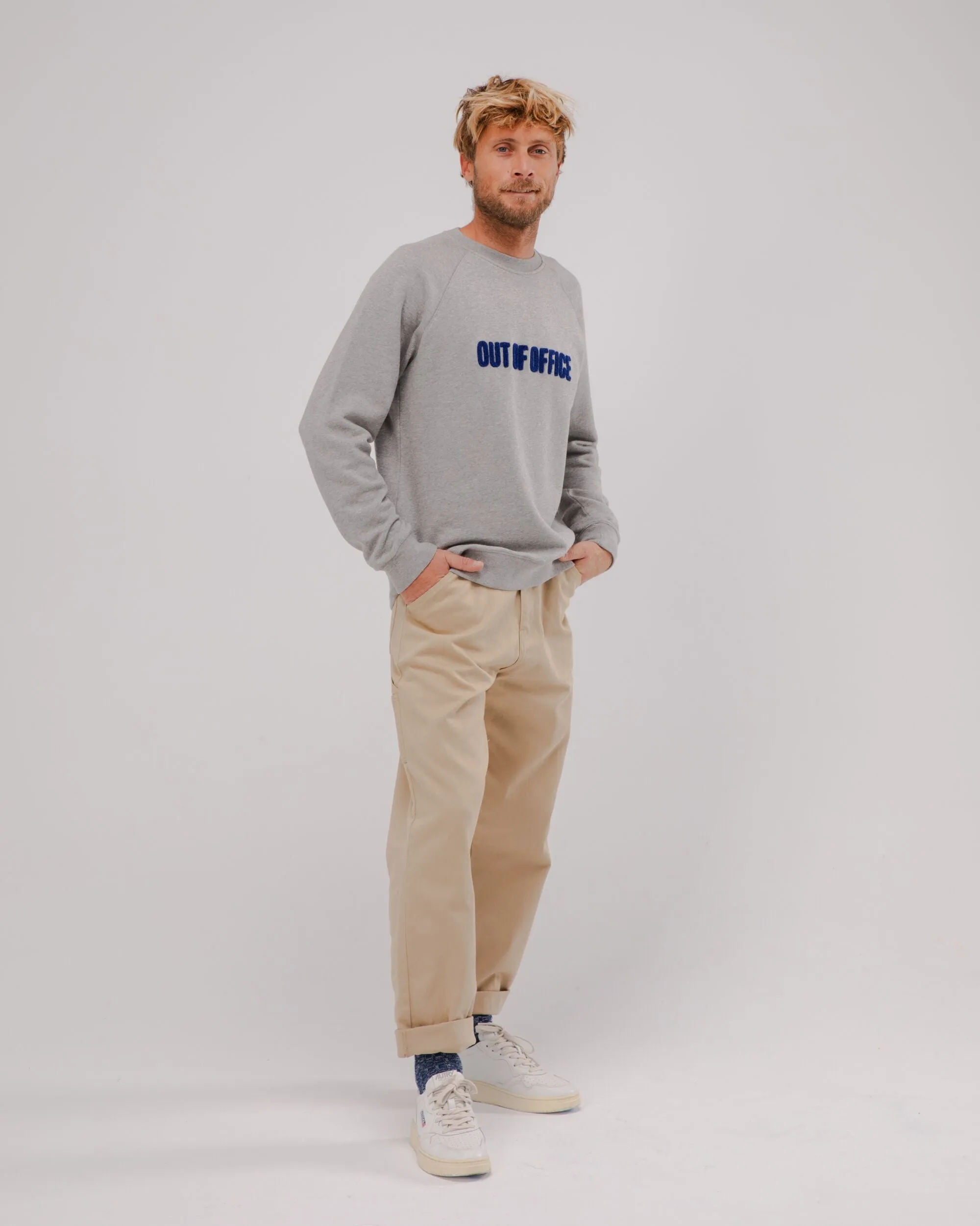 Out of Office Sweatshirt Grey Melange