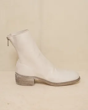 Oyster Grey 796 Back Zip Boots