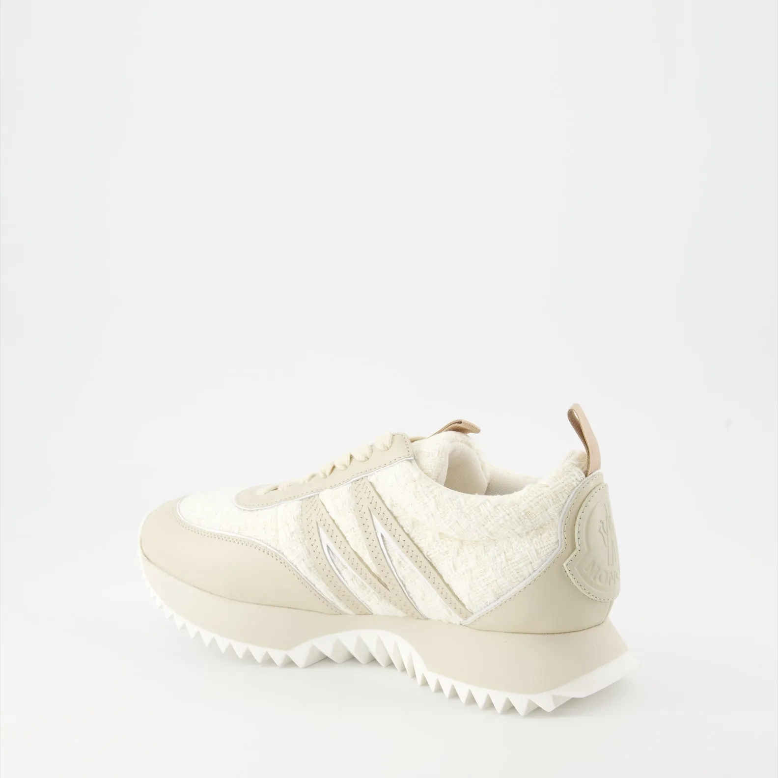 Pacey Leather and Cotton Sneakers