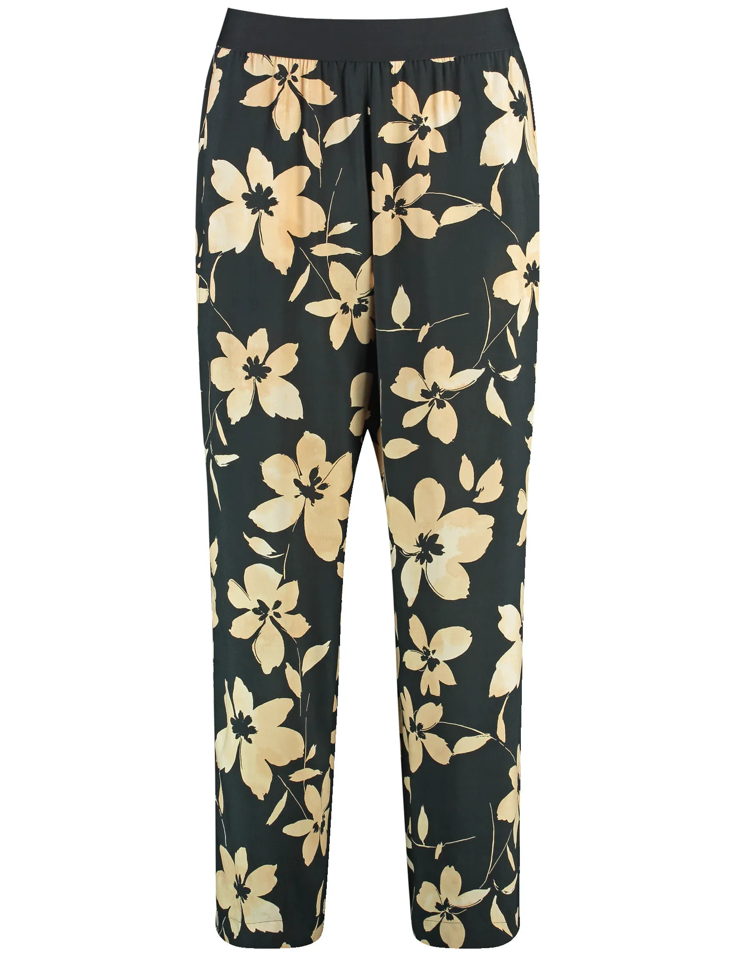 Palazzo trousers with a floral print