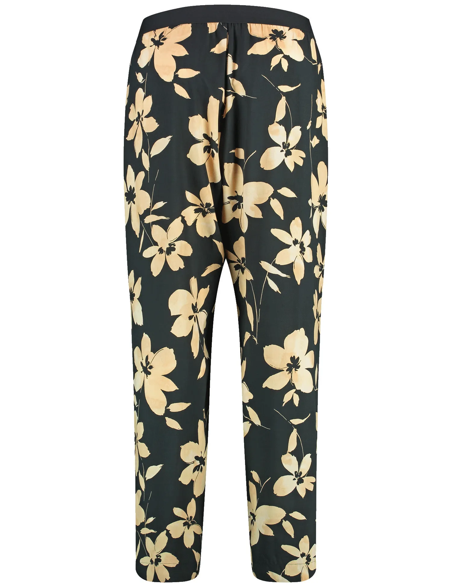 Palazzo trousers with a floral print