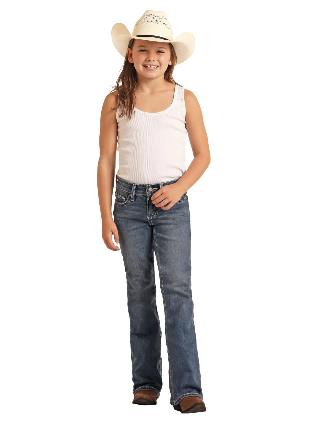 Panhandle Slim Kids Rope Boot Cut Jeans -> Kids Rope Boot Cut Jeans from Panhandle Slim