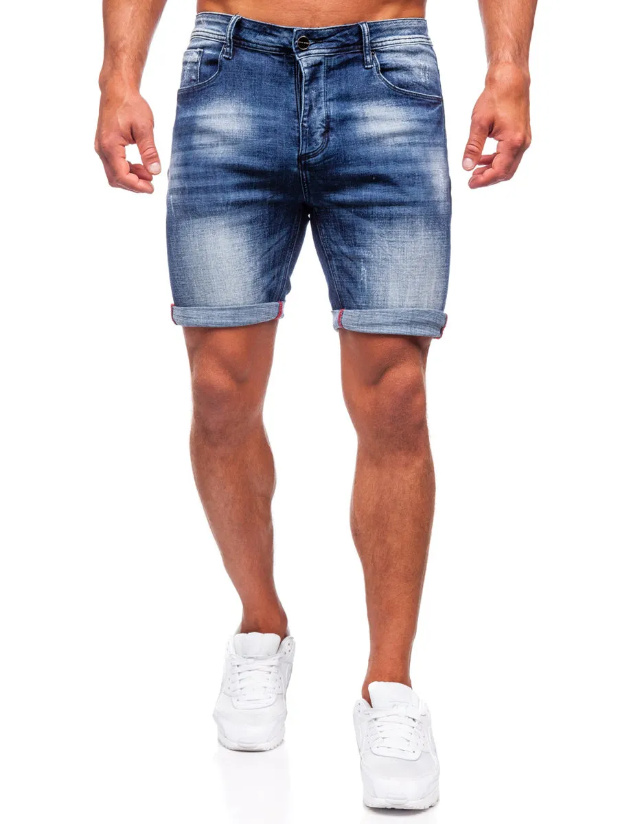 Bolf MP0261B Men's Blue Denim Shorts