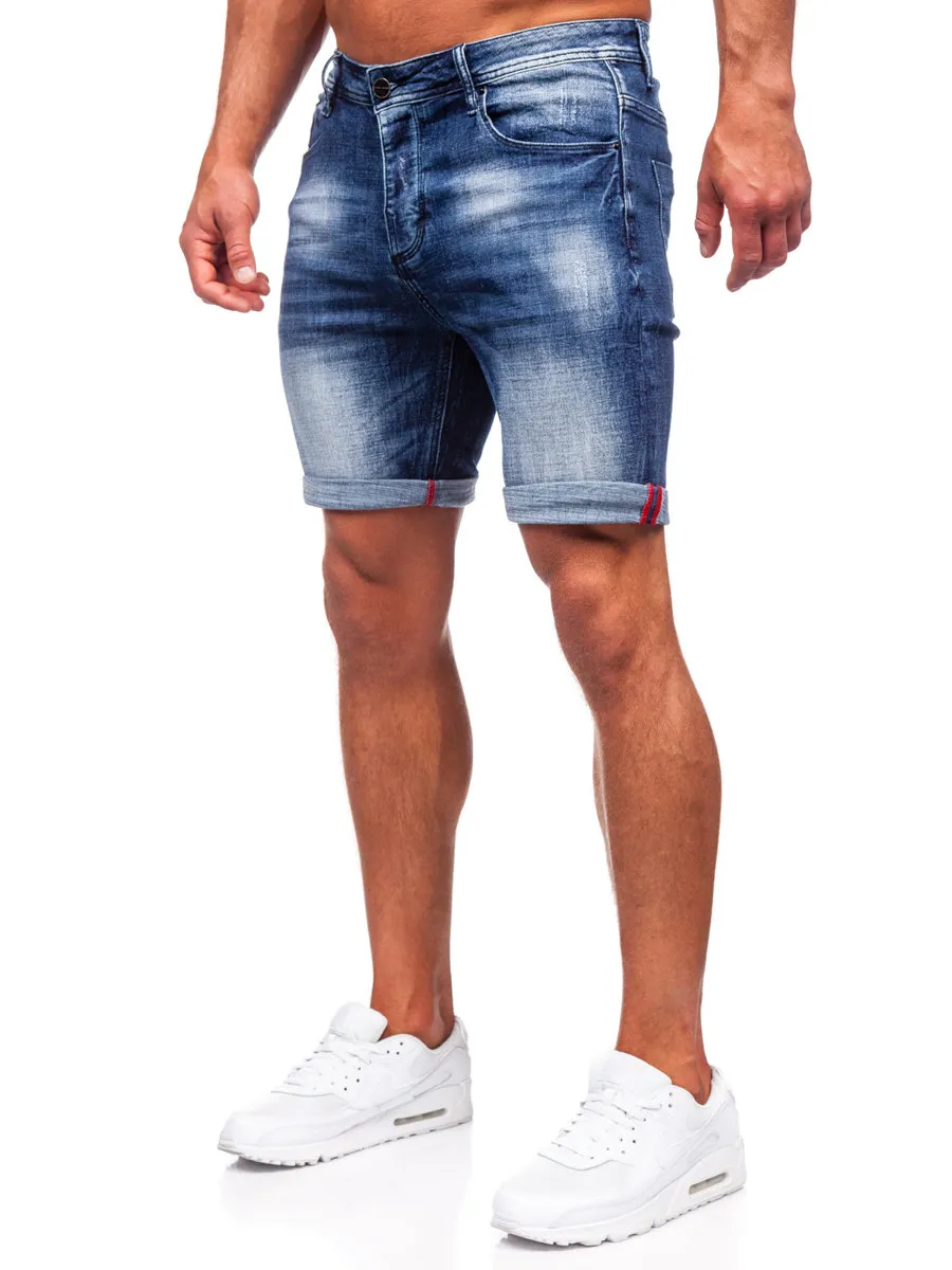 Bolf MP0261B Men's Blue Denim Shorts