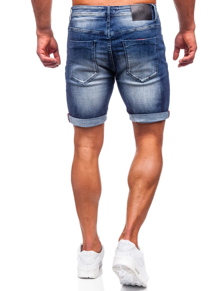 Bolf MP0261B Men's Blue Denim Shorts