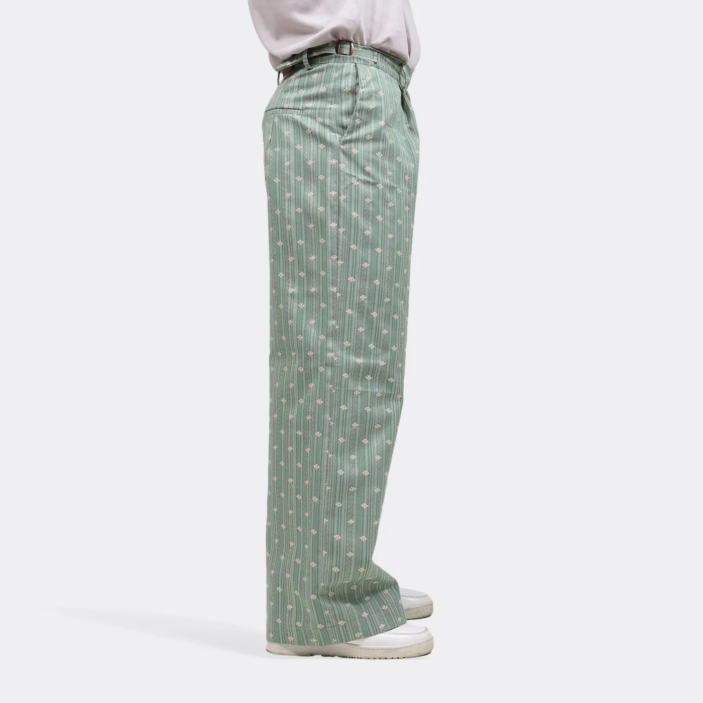 Pietá Green Tailored Trousers